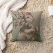 イースターバニープッシウィロー クッション (ブランケット)