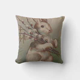 イースターバニープッシウィロー クッション