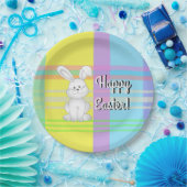 イースターバニープレイド紙プレート ペーパープレート (パーティー)