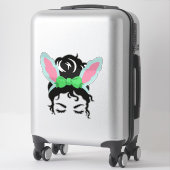 イースターバニーヘッドバンドメッシーバン シール (スーツケース)