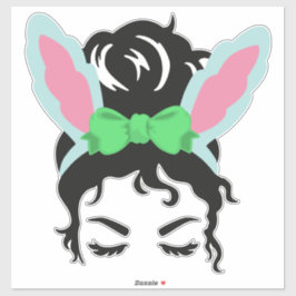 イースターバニーヘッドバンドメッシーバン シール