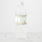 イースターバニーベビーシャワー ペットボトルラベル (裏面)