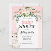 イースターバニーベビーシャワー 招待状 (正面)