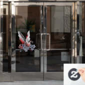 イースターバニーホラー ウィンドウサイン (オフィスドア)