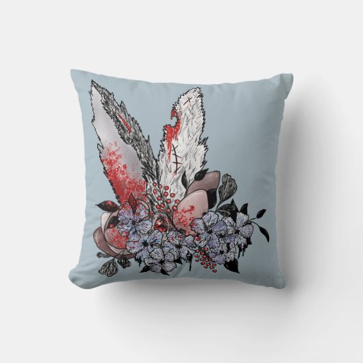 イースターバニーホラー クッション (正面)