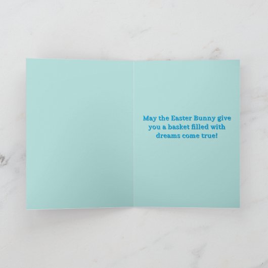 イースターバニーホリデーカード(1) シーズンカード (内部)