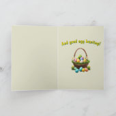 イースターバニーホリデーカード(2) シーズンカード (内部)