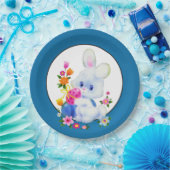 イースターバニーホリデーパーティー紙プレート ペーパープレート (パーティー)