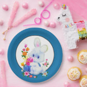 イースターバニーホリデーパーティー紙プレート ペーパープレート (パーティー)