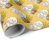 イースターバニーホリデーラッピング紙 ラッピングペーパー (ロールコーナー)