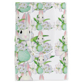 イースターバニーホワイトリリー ミディアムペーパーバッグ (裏面)