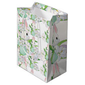 イースターバニーホワイトリリー ミディアムペーパーバッグ (裏面アングル)