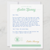 イースターバニーボーイレター シーズンカード (正面)