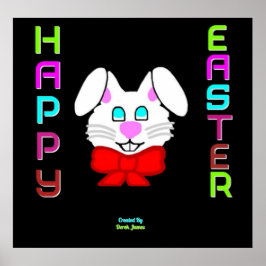 イースターバニーポスター ポスター
