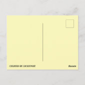 イースターバニーポストクロッシング葉書 ポストカード (裏面)