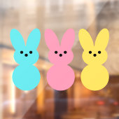 イースターバニーポップ・アートのズカラーウィンドウ ウィンドウサイン (シート2)