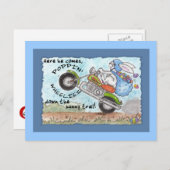 イースターバニーポピンウィリーズ シーズンポストカード (正面/裏面)