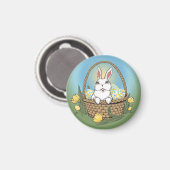 イースターバニーマグネットフェスティバルイースターギフトマグネット マグネット (正面/裏面)