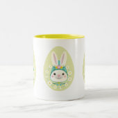 イースターバニーマグ ツートーンマグカップ (中央)