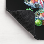 イースターバニーマス魚の3つの狩り卵Byske マウスパッド (コーナー)