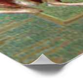 イースターバニーメイポールダンスリボン ポスター (角)