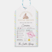 イースターバニーメール特別配信 ギフトタグ (正面)