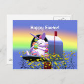 イースターバニーメール シーズンポストカード (正面/裏面)