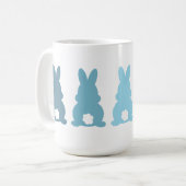 イースターバニーモノグラムMug コーヒーマグカップ (正面左)