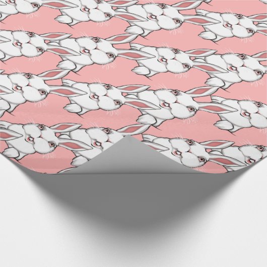 イースターバニーラッピング紙かわいいイースターギフト紙 ラッピングペーパー (角)