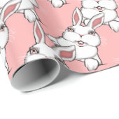 イースターバニーラッピング紙かわいいイースターギフト紙 ラッピングペーパー (ロールコーナー)