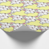 イースターバニーラッピング紙かわいいイースターギフト紙 ラッピングペーパー (角)