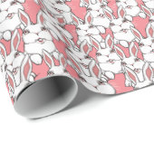 イースターバニーラッピング紙イースターバニーギフトペーパー ラッピングペーパー (ロールコーナー)