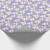 イースターバニーラッピング紙イースターバニーギフトペーパー ラッピングペーパー (角)