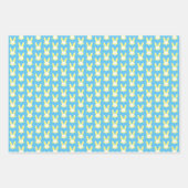 イースターバニーラッピング紙シート ラッピングペーパーシート (正面3)