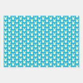 イースターバニーラッピング紙シート ラッピングペーパーシート (正面)