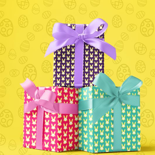 イースターバニーラッピング紙シート ラッピングペーパーシート