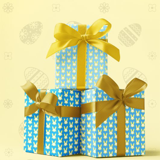 イースターバニーラッピング紙シート ラッピングペーパーシート