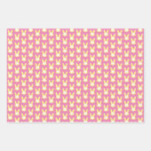 イースターバニーラッピング紙シート ラッピングペーパーシート (正面3)