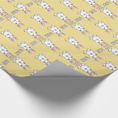 イースターバニーラッピング紙パーソナライズされた紙 ラッピングペーパー (角)