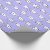 イースターバニーラッピング紙パーソナライズされた紙 ラッピングペーパー (角)