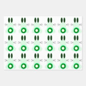 イースターバニーラッピング紙フラットシートセット3 ラッピングペーパーシート (正面3)