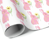 イースターバニーラッピング紙 ラッピングペーパー (ロールコーナー)