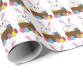 イースターバニーラッピング紙 ラッピングペーパー (ロールコーナー)