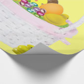 イースターバニーラッピング紙 ラッピングペーパー (角)