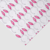 イースターバニーラビットイヤーピンクホワイトバンニー 薄葉紙 (詳細)