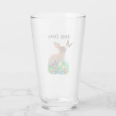 イースターバニーラビットガラス杯 タンブラーグラス (裏面)
