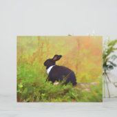 イースターバニーラビットグリーンブラックウッドランド動物 (スタンド正面)