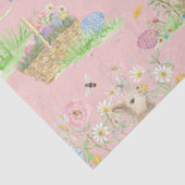 イースターバニーラビットフローラ蝶デコパージュ 薄葉紙 (詳細)