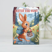 イースターバニーラビット – イースターエッグ狩り招待状 招待状 (スタンド正面)