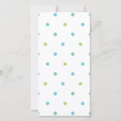 イースターバニーレポートカード サンキューカード (裏面)